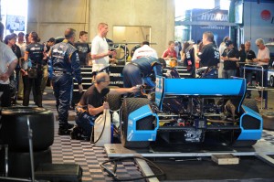 Alex Tagliani's car in the paddock - pre-race