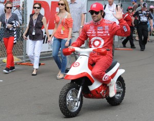 Dario Franchitti - Favorite to win but crashed