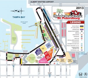 Map of Race Track