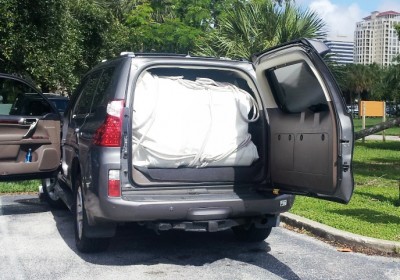 Sail In Back of Car