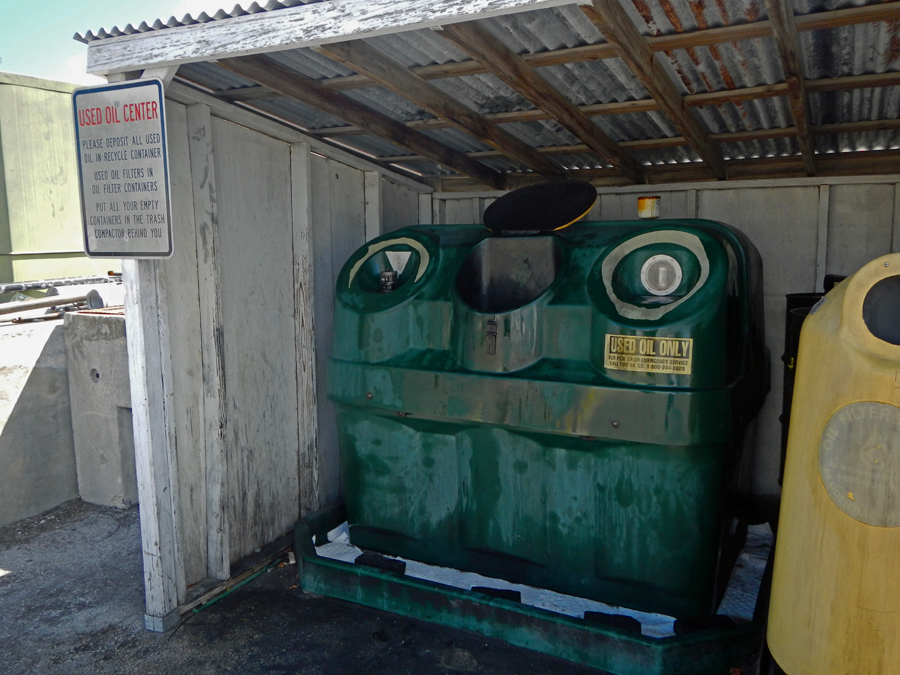 The Key West Oil Recycle Center - Not a top tourist attraction