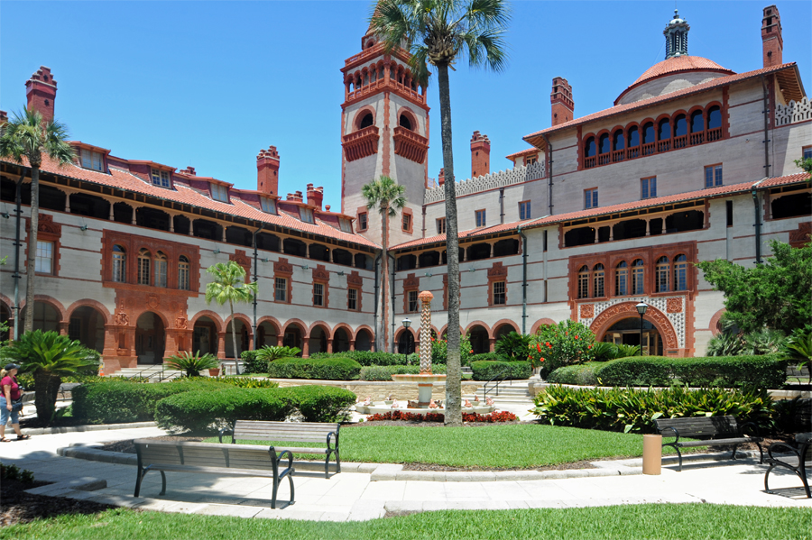 Ponce De Leon Hotel Courtyard - 1887 - Now Flagler College