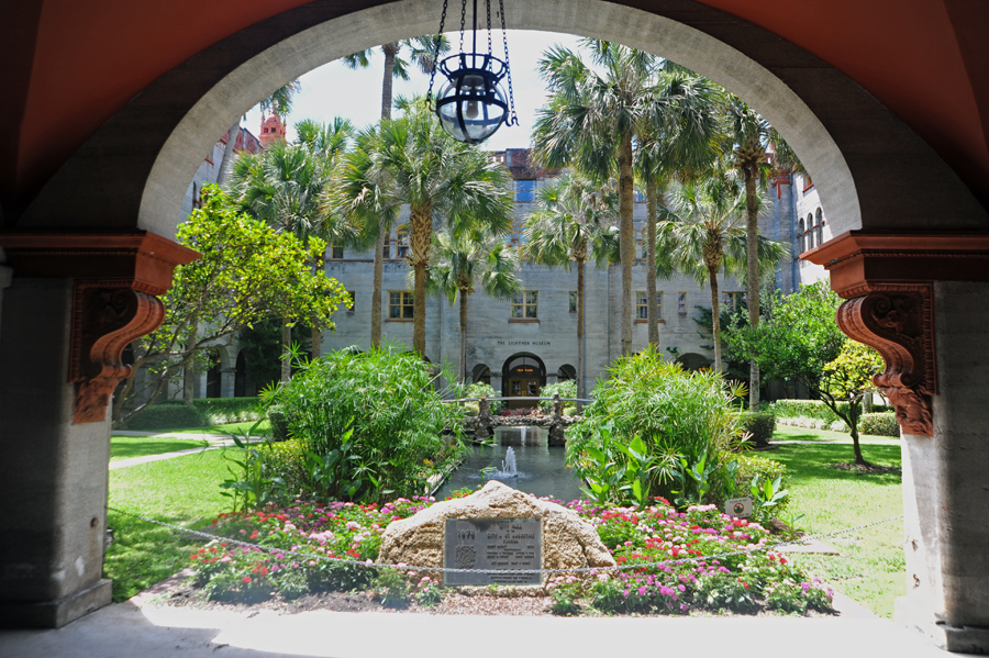 The Alcazar Hotel Courtyard - Opened in 1888