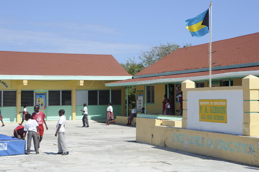 A Typical School. Eleuthera, Bahamas