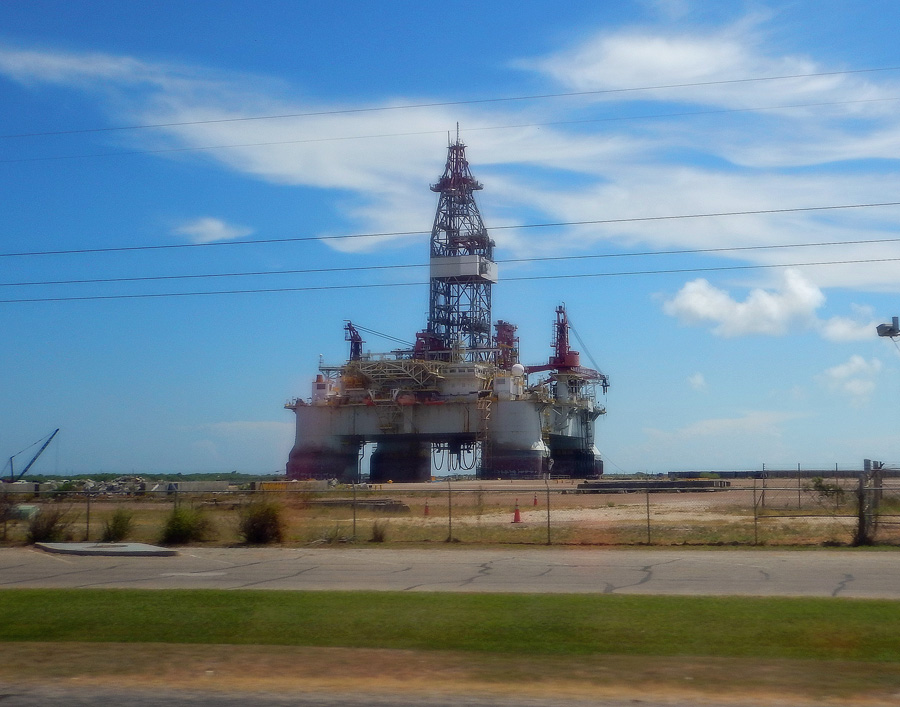 Drilling Rig near the Gulf of Mexico