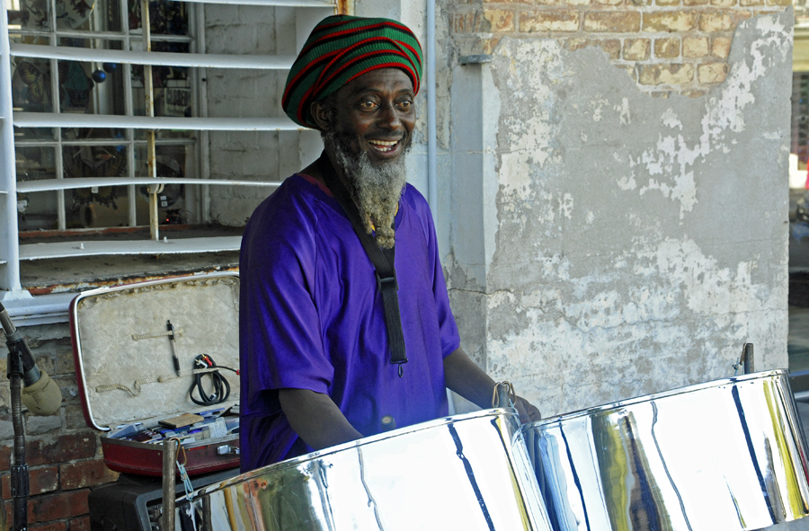 Steel drum player - this guy was really good!