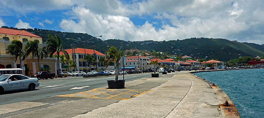 Charlotte Amalie waterfront on Long Bay