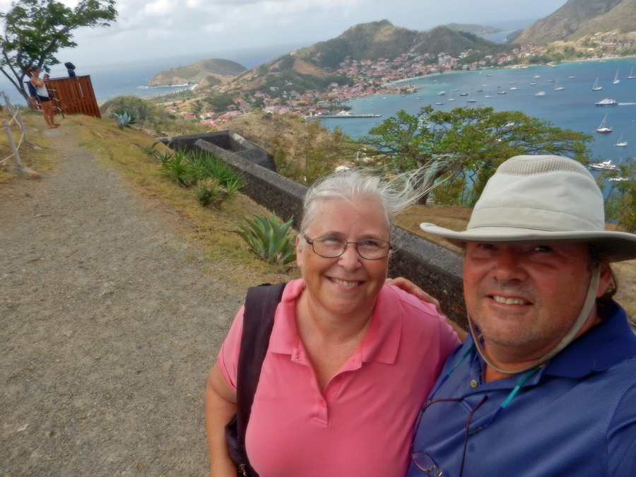 A selfie from the perimeter of Fort Ft Napoleon, Îles des Saintes, Guadeloupe