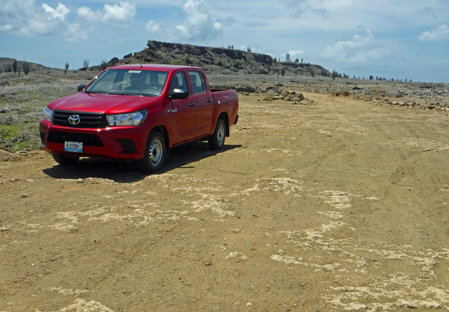 Our trusty Toyota Hilux (Toyota's best most reliable diesel truck - not available in the USA)
